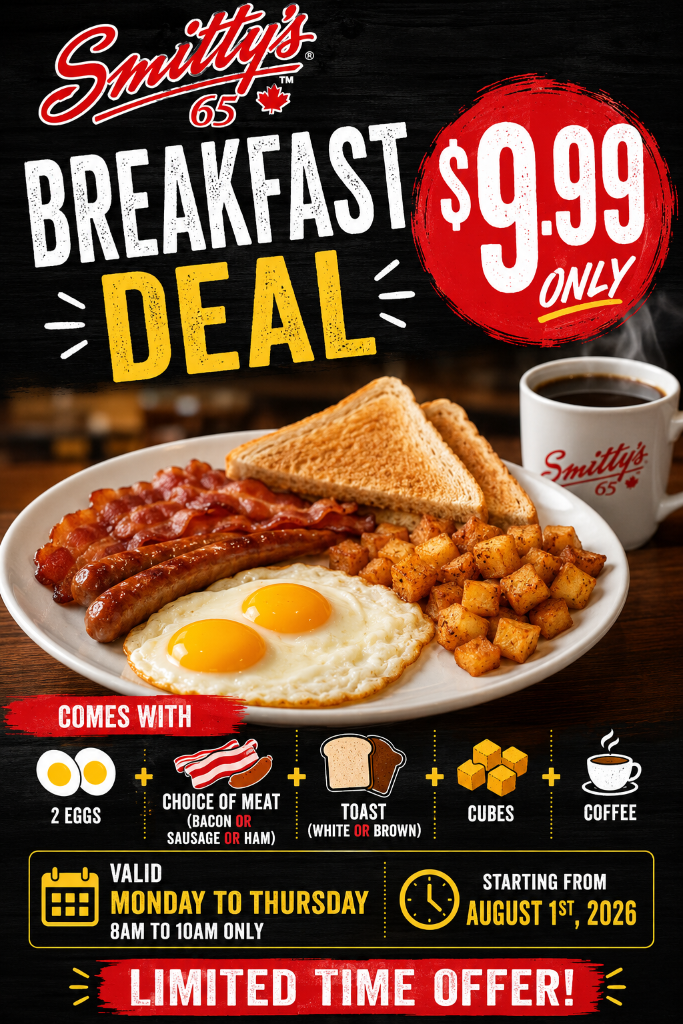 Smitty's 65 Breakfast Deal